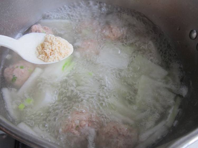 羊肉丸子氽冬瓜步骤13