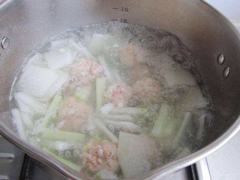 羊肉丸子氽冬瓜步骤11