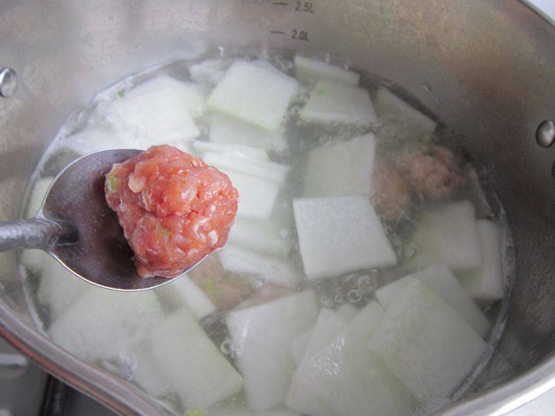 羊肉丸子氽冬瓜步骤10
