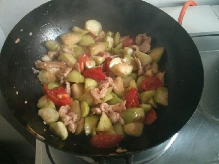 丝瓜肉片步骤6