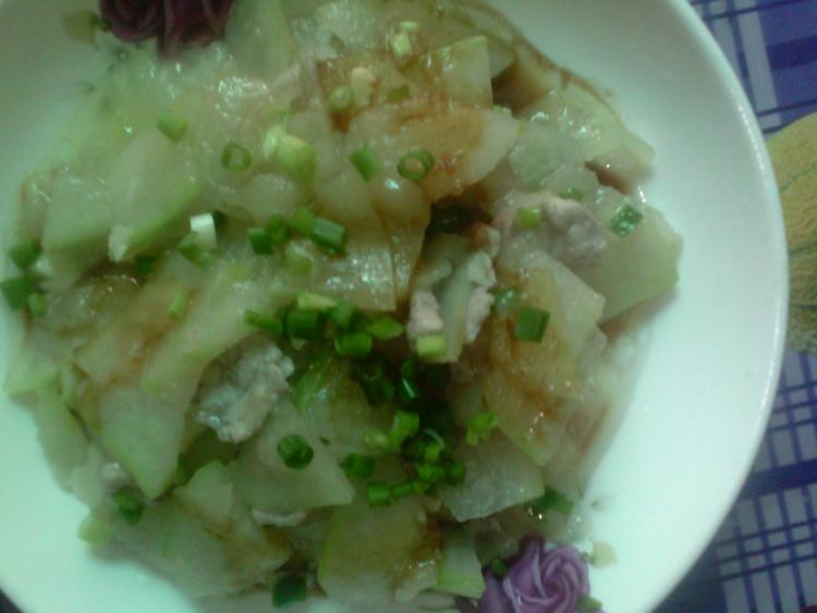 瘦肉炒冬瓜步骤9