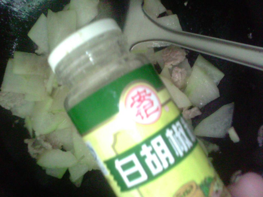 瘦肉炒冬瓜步骤8