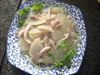 鸡丝炒冬瓜步骤9