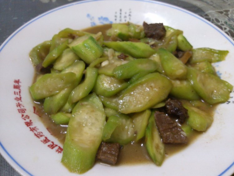 丝瓜炒卤子步骤8