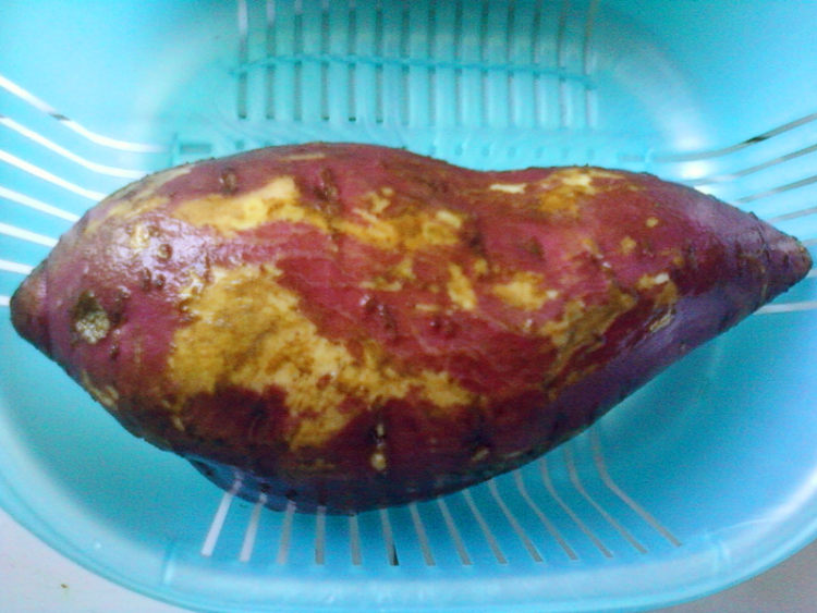 红薯绿豆米粥步骤3