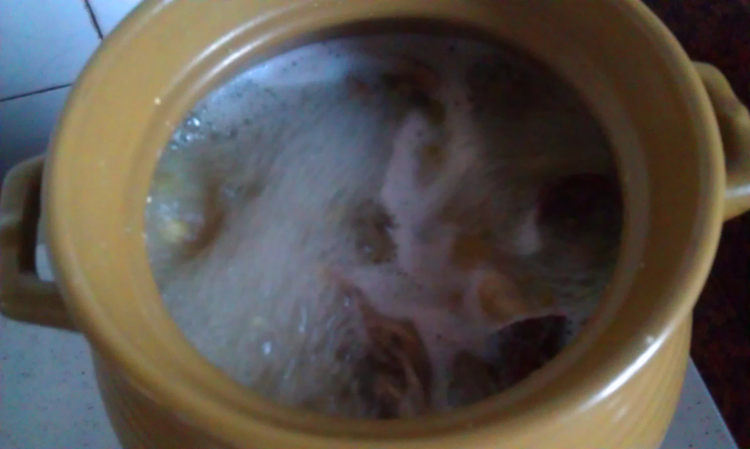 陈皮绿豆鸽子汤步骤6