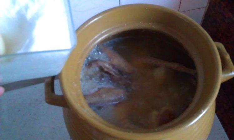 陈皮绿豆鸽子汤步骤8