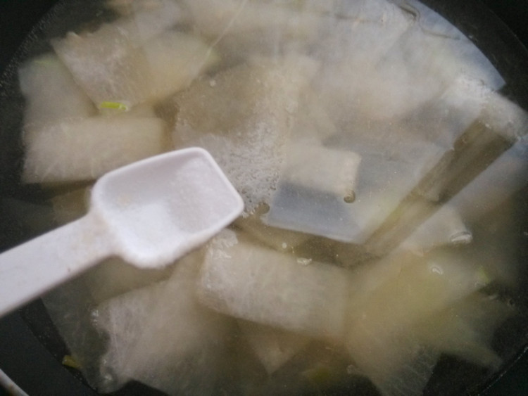 冬瓜虾皮汤步骤7