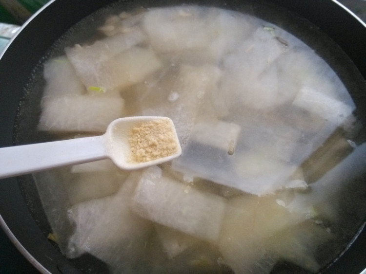 冬瓜虾皮汤步骤8