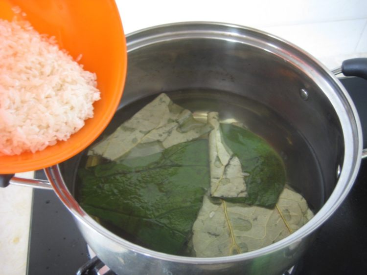解暑荷叶粥步骤4