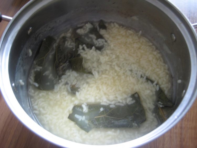 解暑荷叶粥步骤6