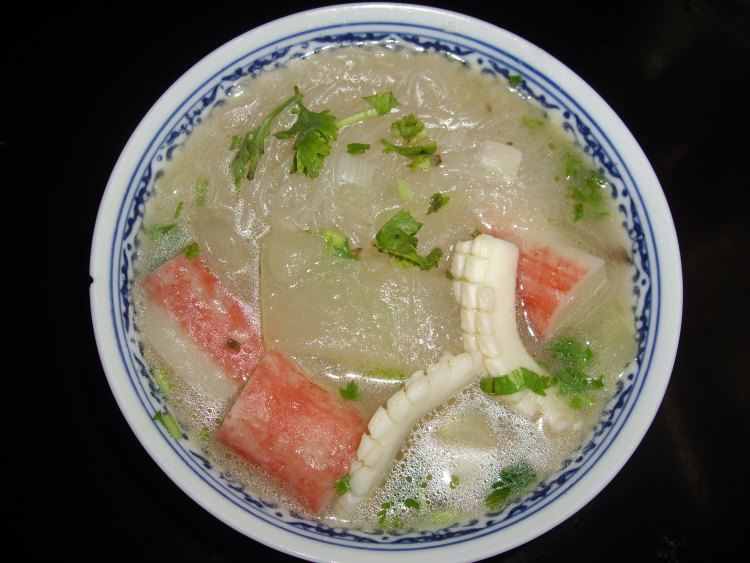 冬瓜海鲜汤步骤7