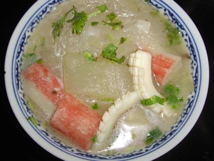 冬瓜海鲜汤步骤8