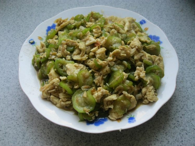 丝瓜片炒蛋步骤15