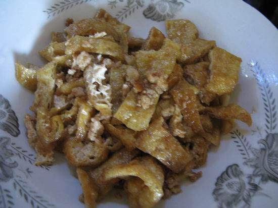 丝瓜炒豆皮步骤3