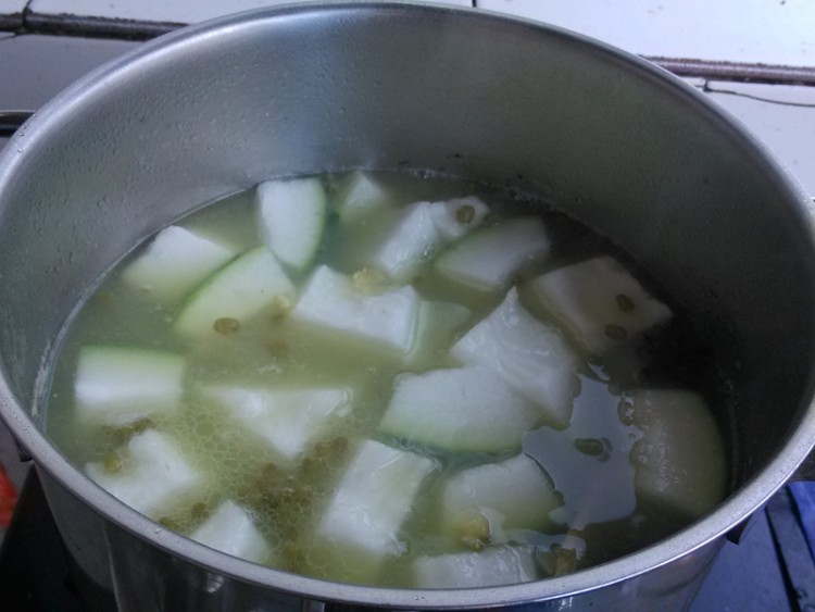 排骨绿豆冬瓜汤步骤10