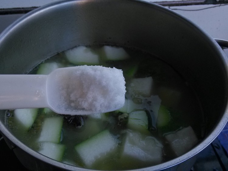排骨绿豆冬瓜汤步骤11