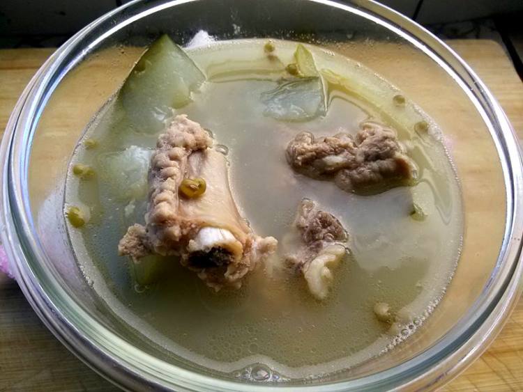 排骨绿豆冬瓜汤步骤13