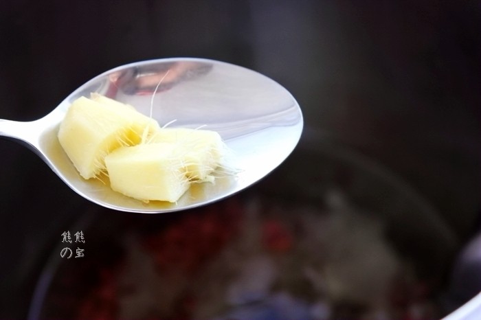 姜汁红豆银耳露步骤6