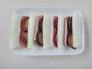 火腿香菇蒸冬瓜步骤4