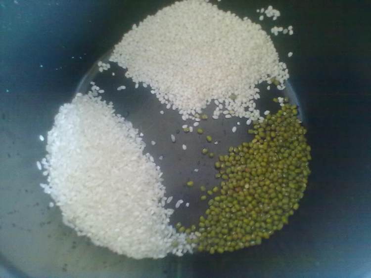 绿豆糯米粥步骤1