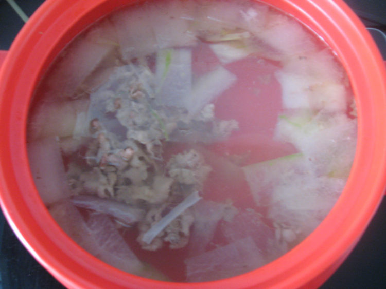 冬瓜羊肉汤步骤7