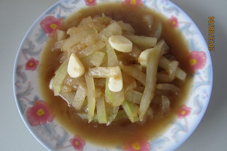 清炒冬瓜条步骤9