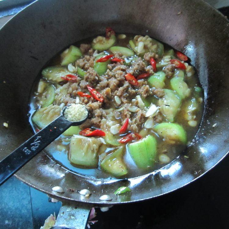 肉末丝瓜汤步骤12