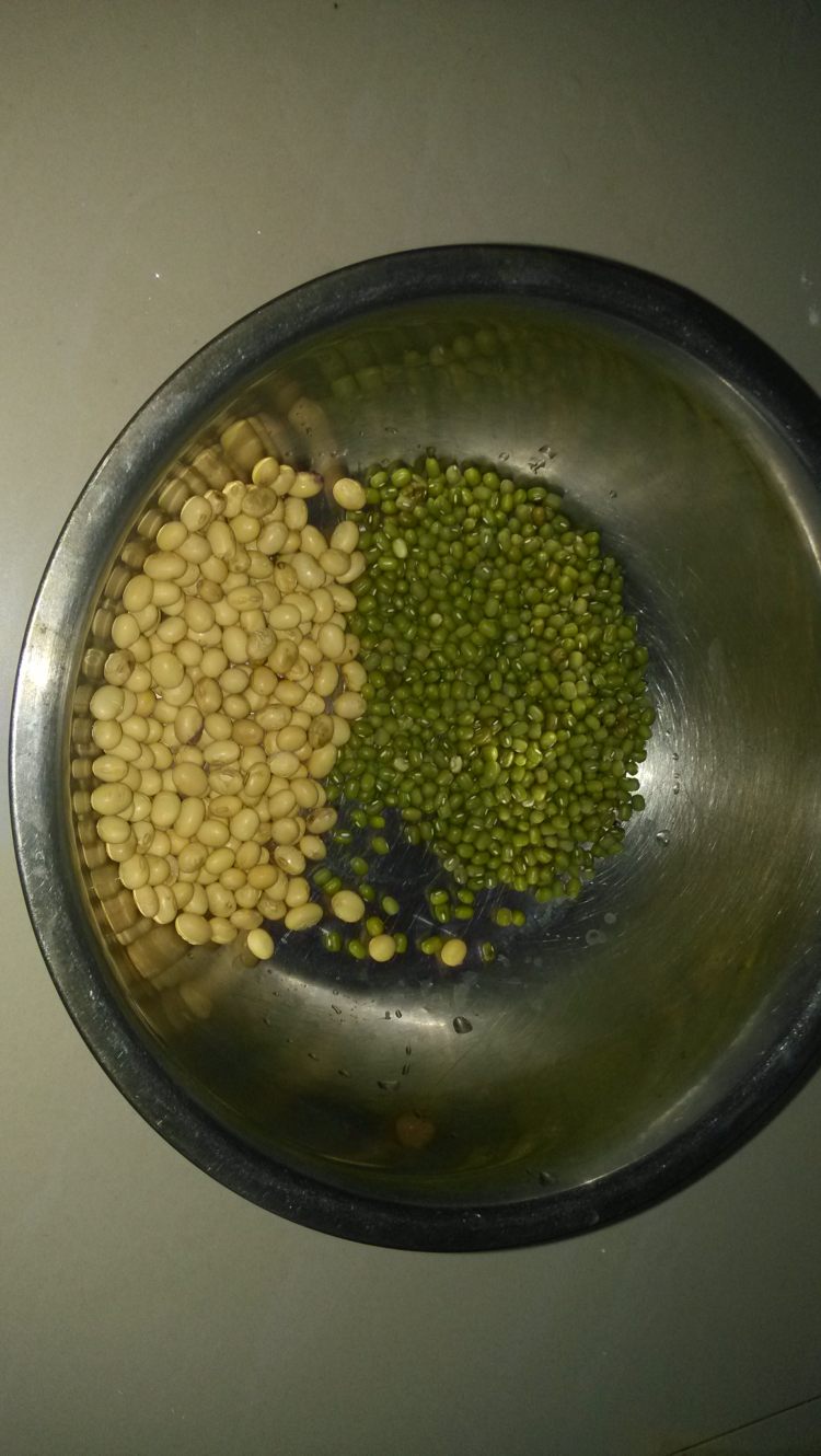 绿豆黄豆浆步骤1