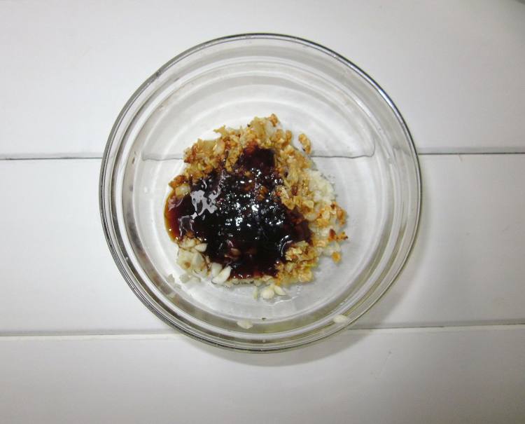 金银蒜果干蒸丝瓜步骤7