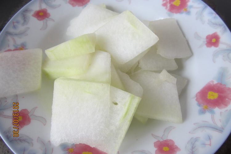 蒜蓉火腿蒸冬瓜步骤4