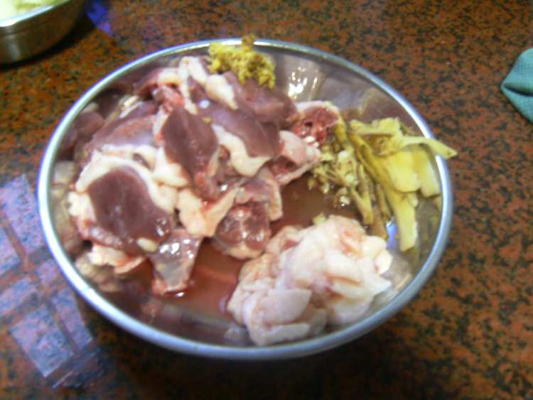 冬瓜烧鸭步骤2