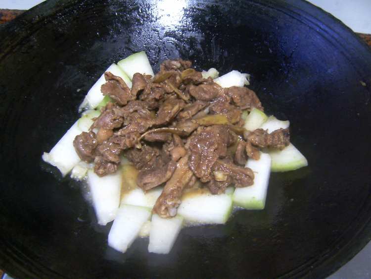冬瓜烧鸭步骤9