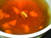 茶树菇丝瓜肉片汤步骤13