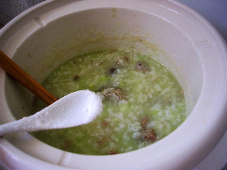 扇子骨冬瓜菜粥步骤9