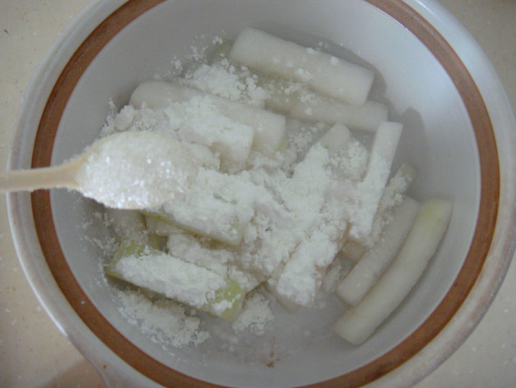 金沙冬瓜条步骤4