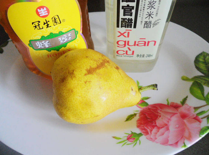 梨醋汁步骤1