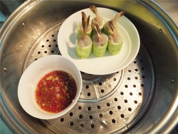 鲜虾丝瓜盅步骤9