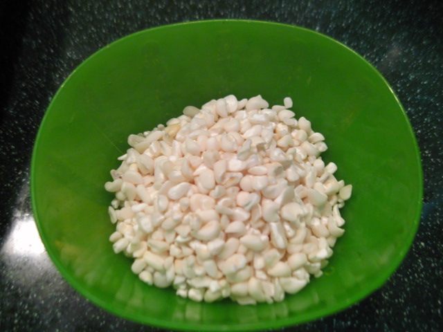 莲子绿豆粥步骤2