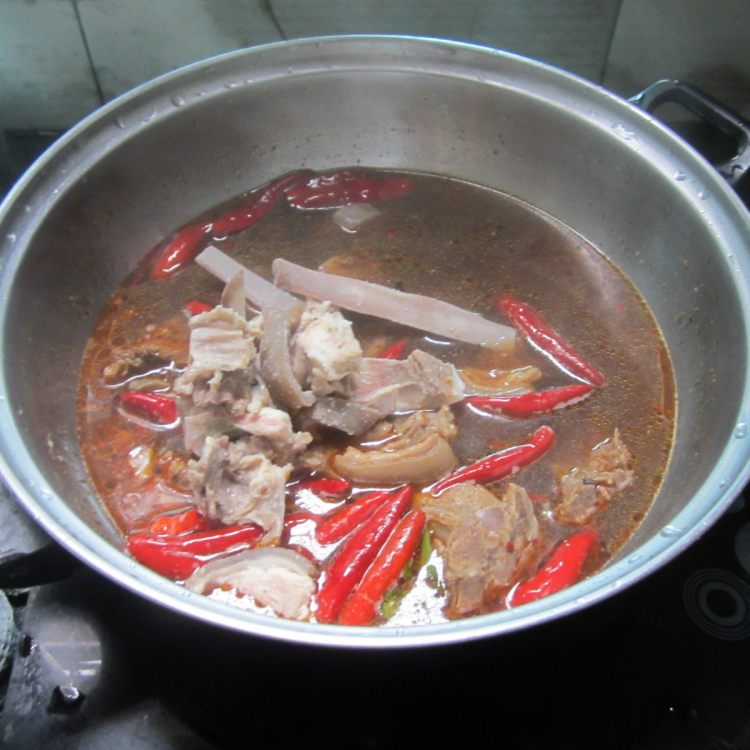 羊肉萝卜干锅步骤6
