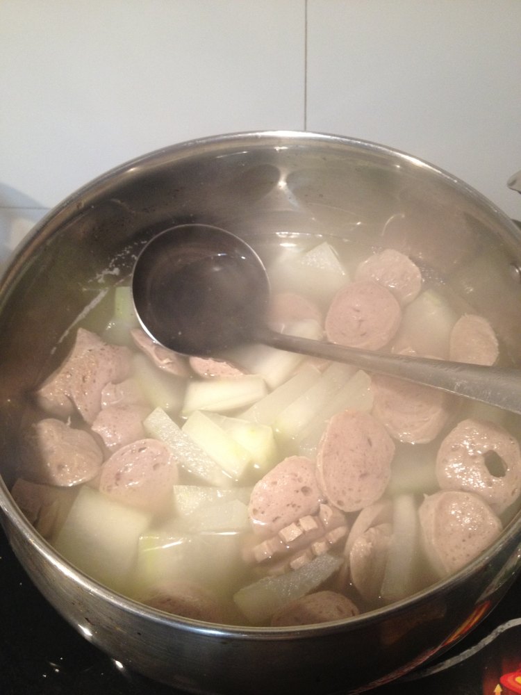 牛肉丸冬瓜汤步骤7