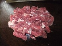 丝瓜炒肉沫步骤1