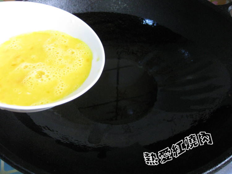 蛋炒丝瓜步骤4