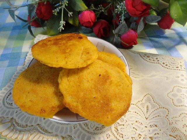 电饼铛版玉米饼步骤6