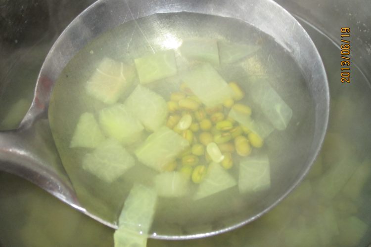 西瓜皮绿豆汤步骤8