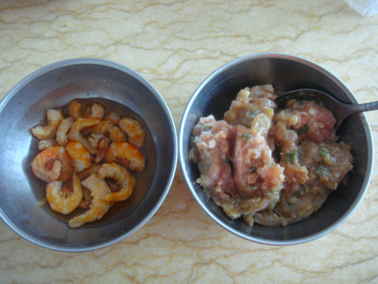 丝瓜金钩釀肉步骤1