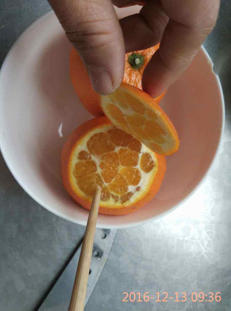 蒸橙步骤3