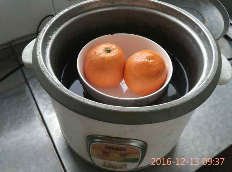 蒸橙步骤4