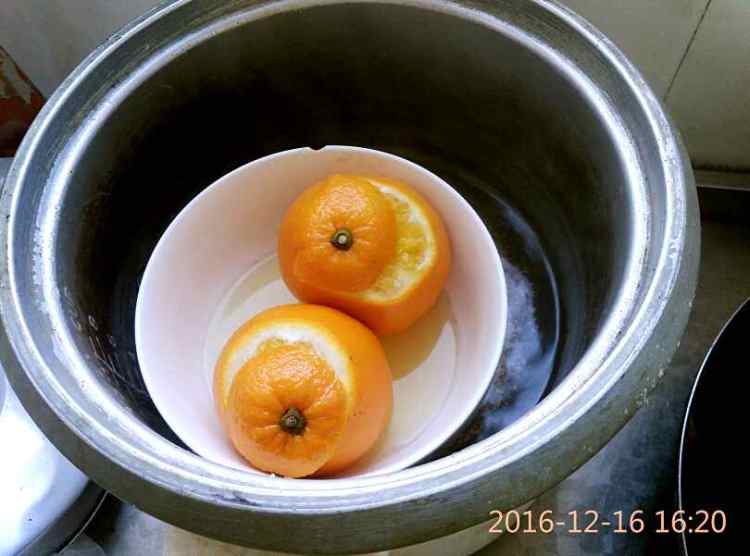蒸橙步骤6