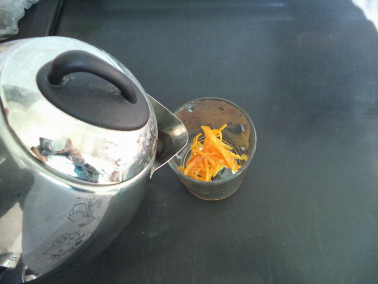 糖渍橙皮茶步骤4